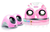 Sweex Notebook Speaker Set Baby Pink (SP139)